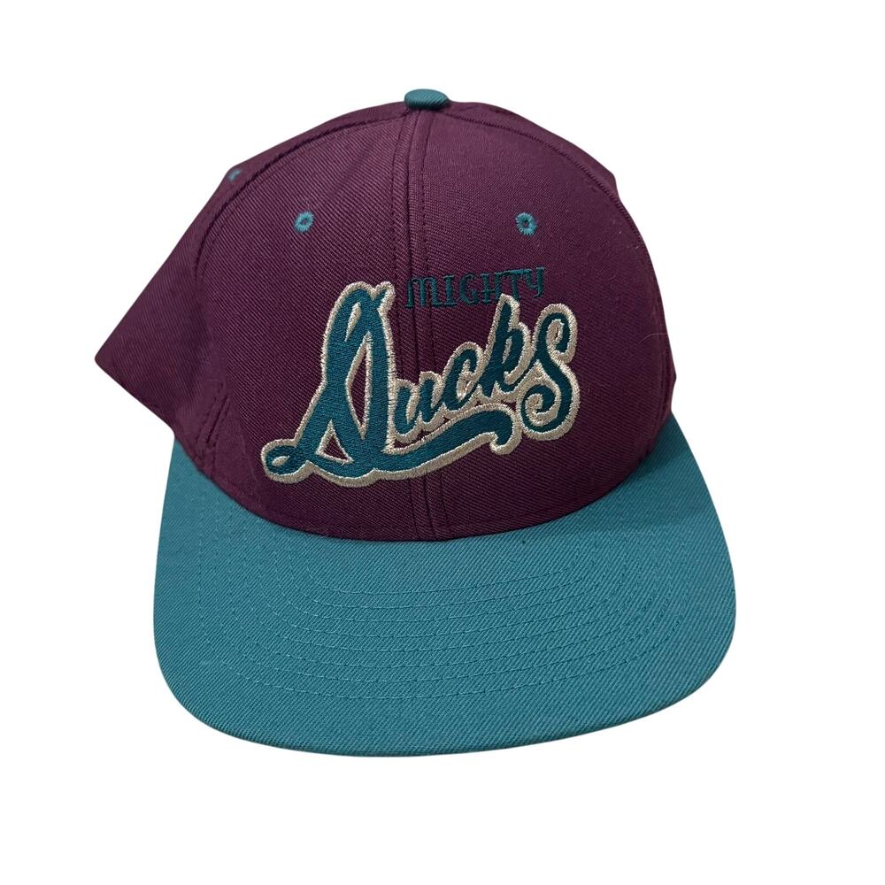 Vintage Mighty Ducks Snapback Cap American Needle NHL